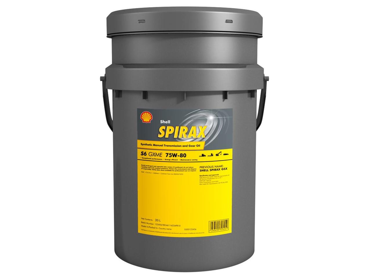 Shell Spirax S6 GXME Ultra 75W-80/20L